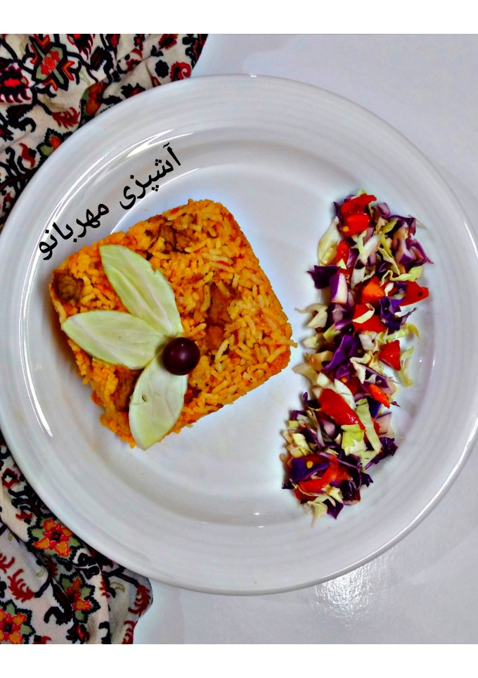 عکسی از دستور استامبولی با مرغ بسیار خوشمزه