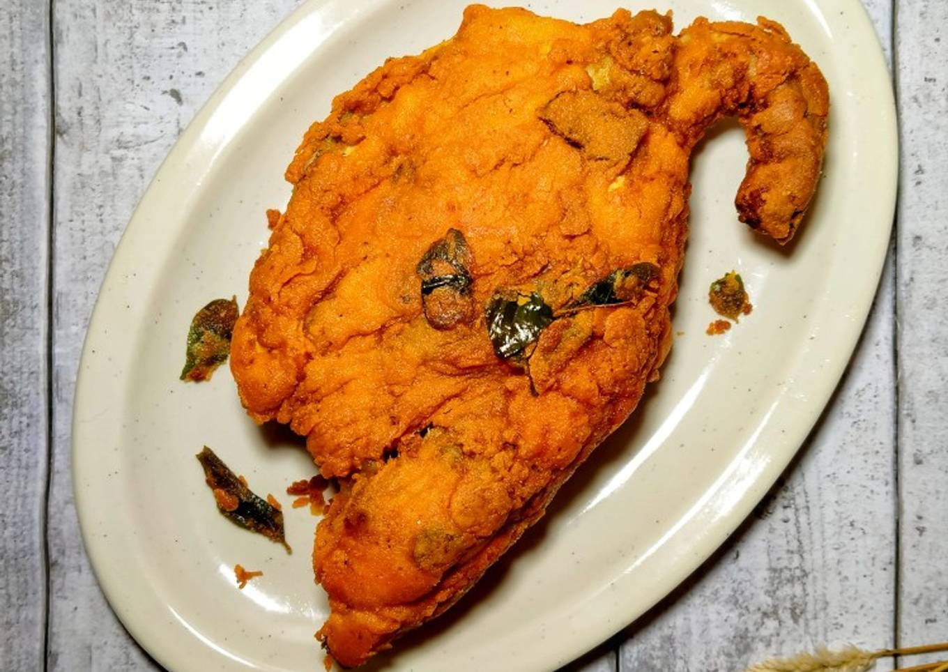 Kerangka ayam goreng