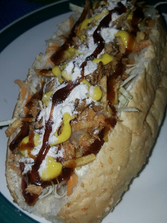 Una foto de Perros caliente Venezolano hot dog 😆