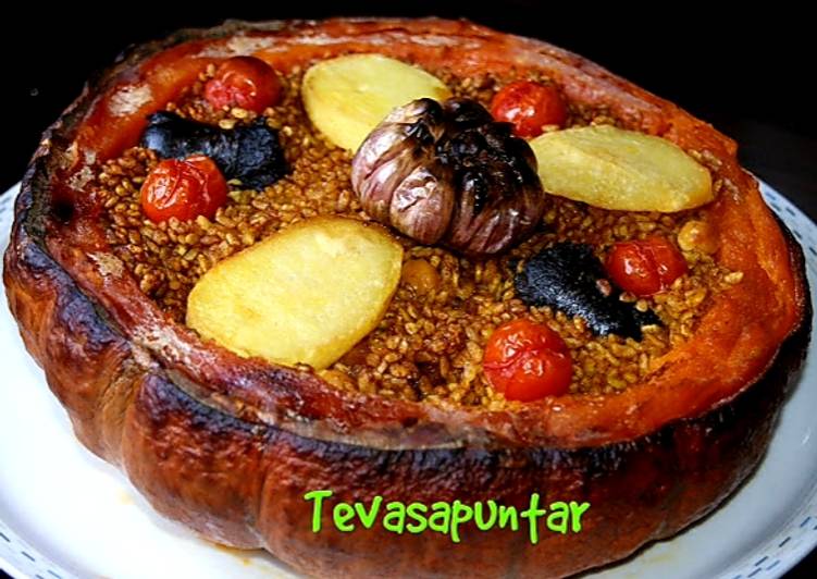 Simple Way to Prepare Favorite Arroz al horno en calabaza