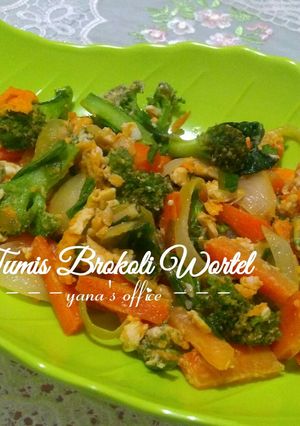 Foto resep Tumis Brokoli Wortel (Orak Arik)