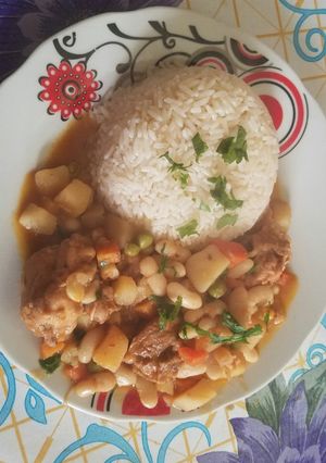 Una foto de Guiso de frejolitos verdes
