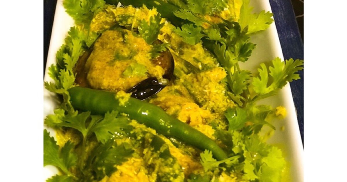 Begun Basanti: Bengali Style (Another Lost One) Recipe by Anamika ...