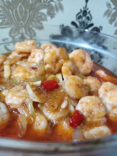 Foto resep Udang Asam Manis