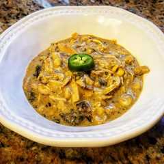 A picture of Instant Pot: Creamy Green Chicken Chilli.