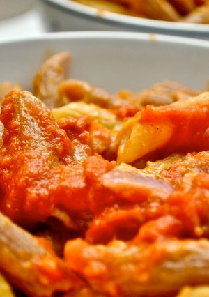 A picture of Beef Pasta.
