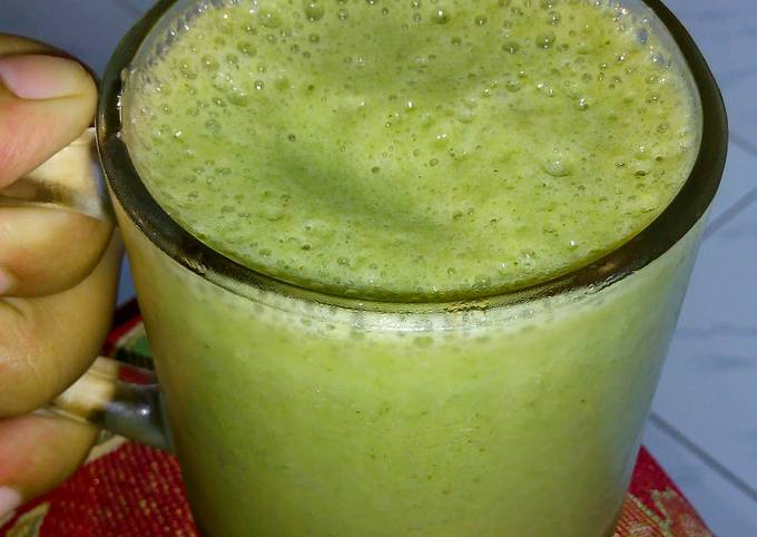 Cara Gampang Membuat Green smoothies yang Enak Banget