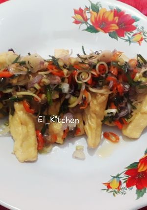 Foto resep Tahu siram sambal matah