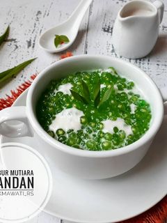 Foto resep Bubur Mutiara Pandan