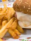Cheeseburguer com fiambre