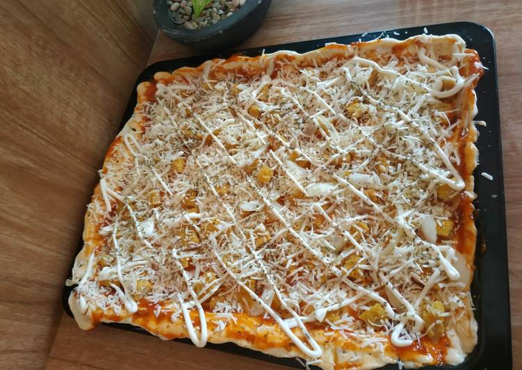 Resep Pizza thin crust &#34;pizza tipis&#34; Anti Gagal