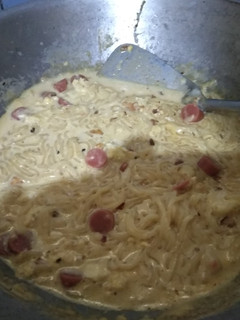 Foto resep Indomie Kari Carbonara Pedas