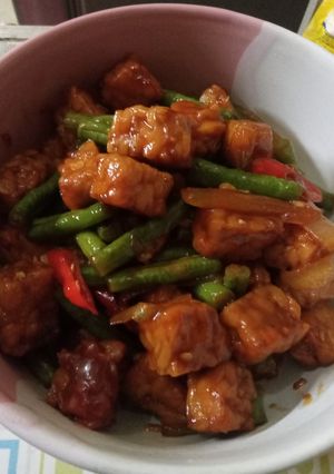 Foto resep Oseng Tempe Kacang Panjang