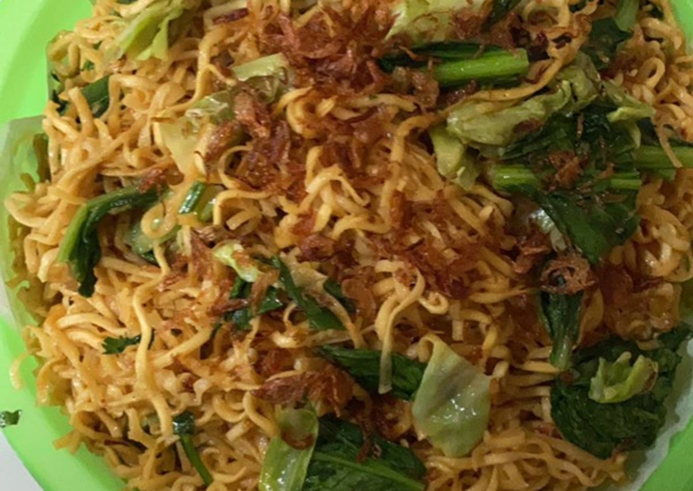 Mie goreng sederhana