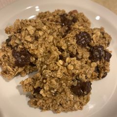 A picture of Simple PB Banana Oat Cookies.
