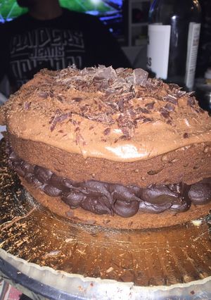 Una foto de Torta del diablo. Devil’s food cake