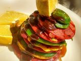 Rainbow mini pancakes