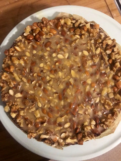 Nusskuchen mit Salzkaramell Rezepthauptbild