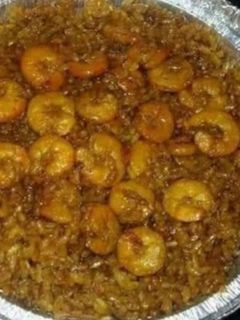 صورة لوصفة رز بجمبري روعة