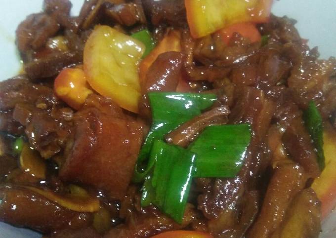 Teriyaki daging kambing