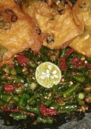 Foto resep Pencok kacang panjang khas sunda