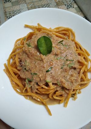 Foto resep Mie Caluek Aceh Kuah Kacang