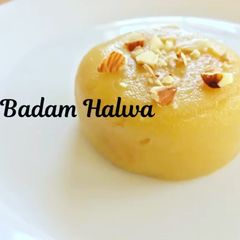 A picture of Badam Halwa.