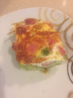 Una foto de Quiche de brócoli con jamón