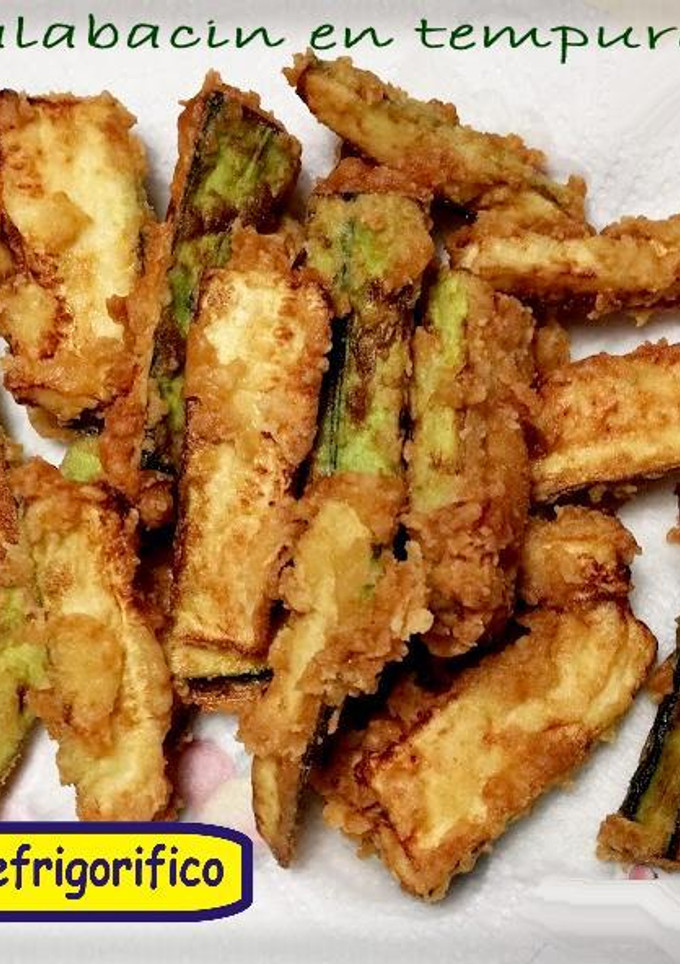 Una foto de Calabacín en Tempura