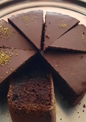 عکسی از دستور سس گاناش شکلاتی