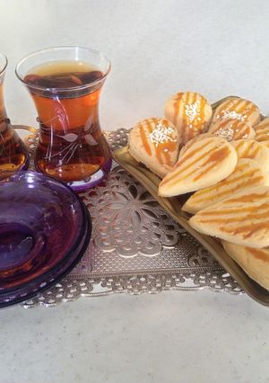 عکسی از دستور شیرینی نون چایی