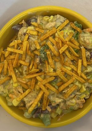 صورة لوصفة سلطة البروكلي بالتونه🥦🥗!