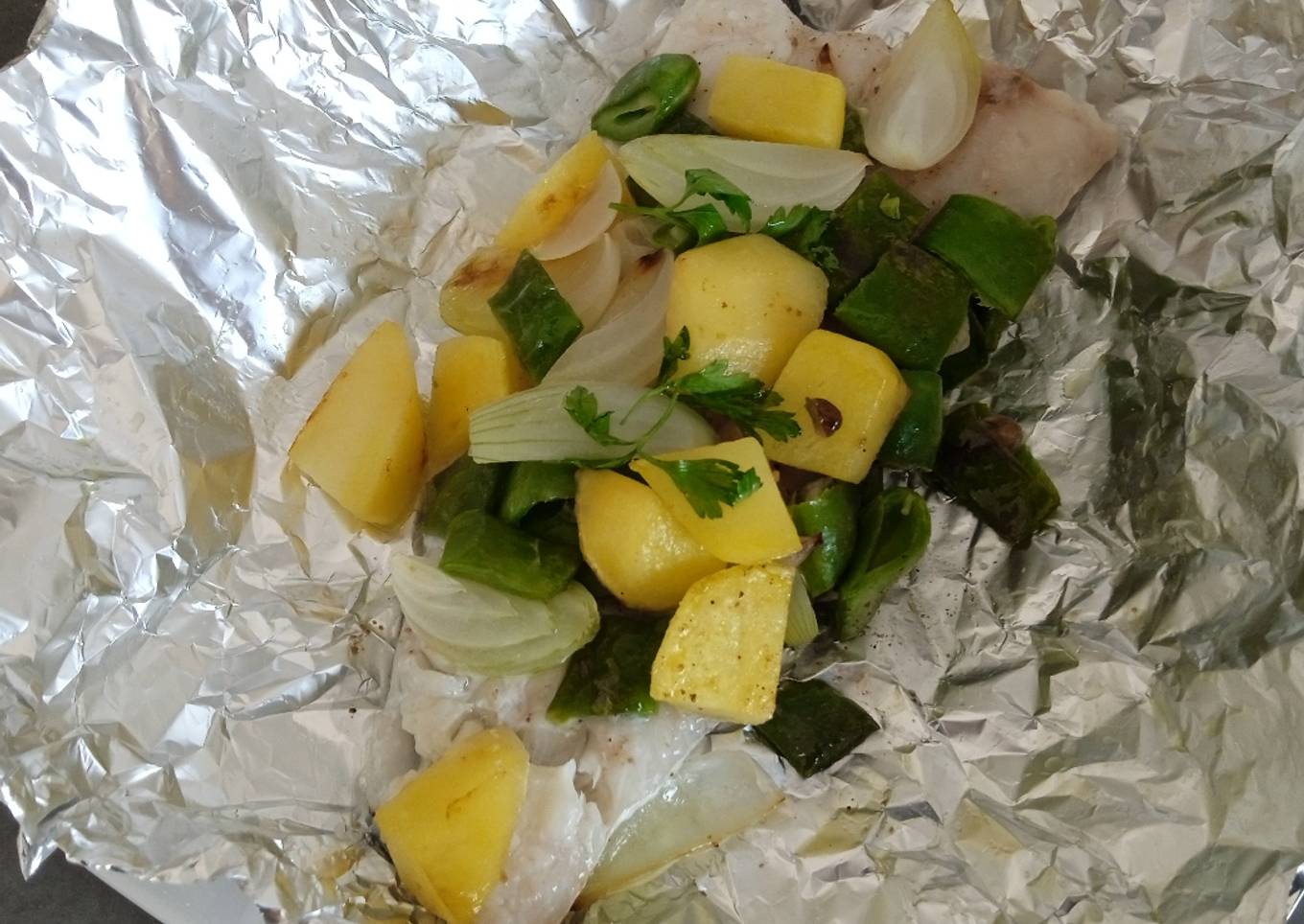 Merluza en papillote