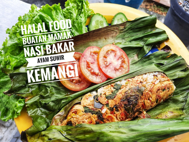 Anti Ribet, Membuat Nasi bakar ayam suwir kemangi-menu diet SIMPLE ENAK NO MINYAK Bunda Pasti Bisa