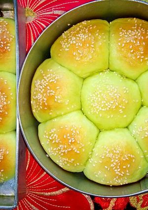 Foto resep Roti sobek pandan