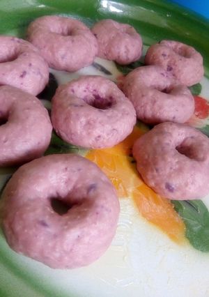 Foto resep Donat ubi ungu ala bunda shihah