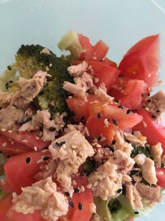 Una foto de Ensalada improvisada