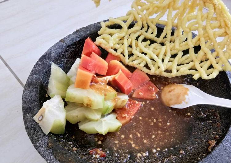 Rujak Manis ala kadarnya