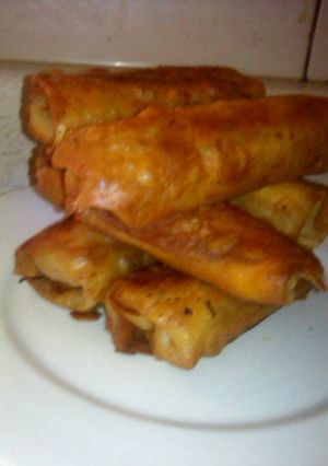 Una foto de Rollitos de verdura con queso crema