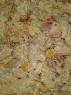 Una foto de Ensalada de macarrones