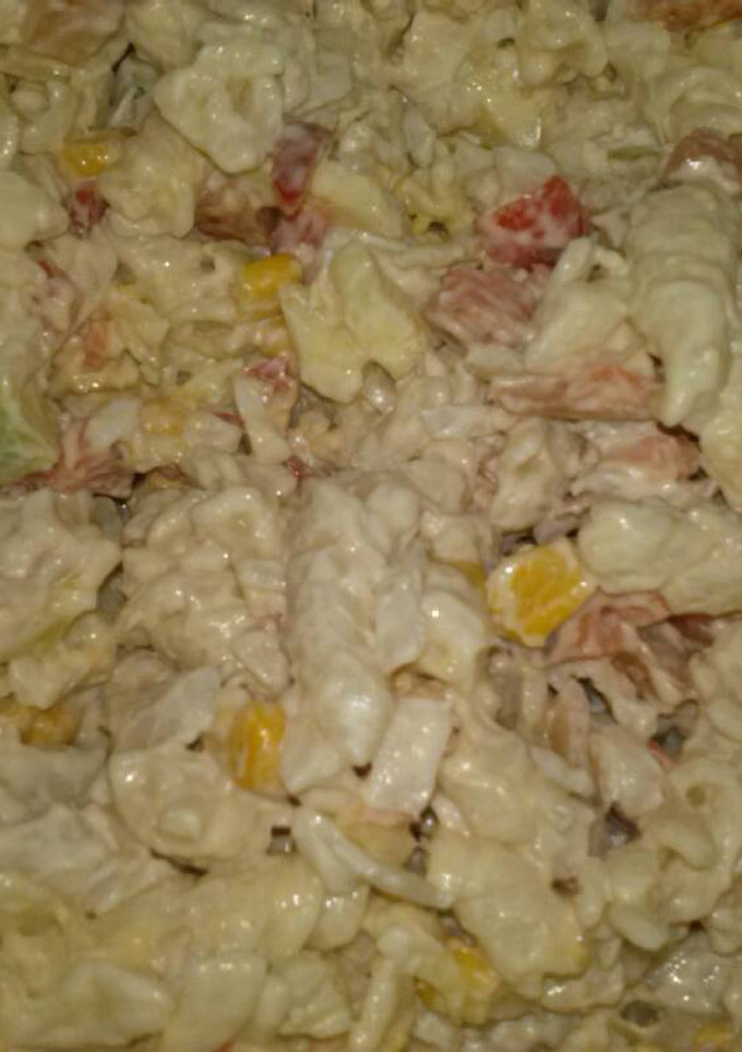 Una foto de Ensalada de macarrones