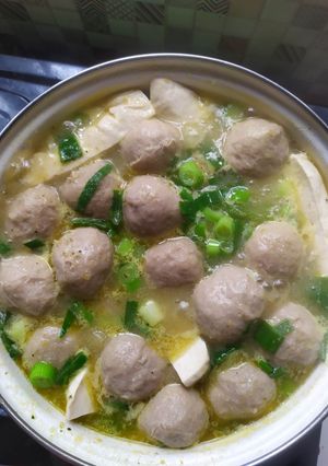 Foto resep Kuah Bakso dengan Bone Broth Sapi