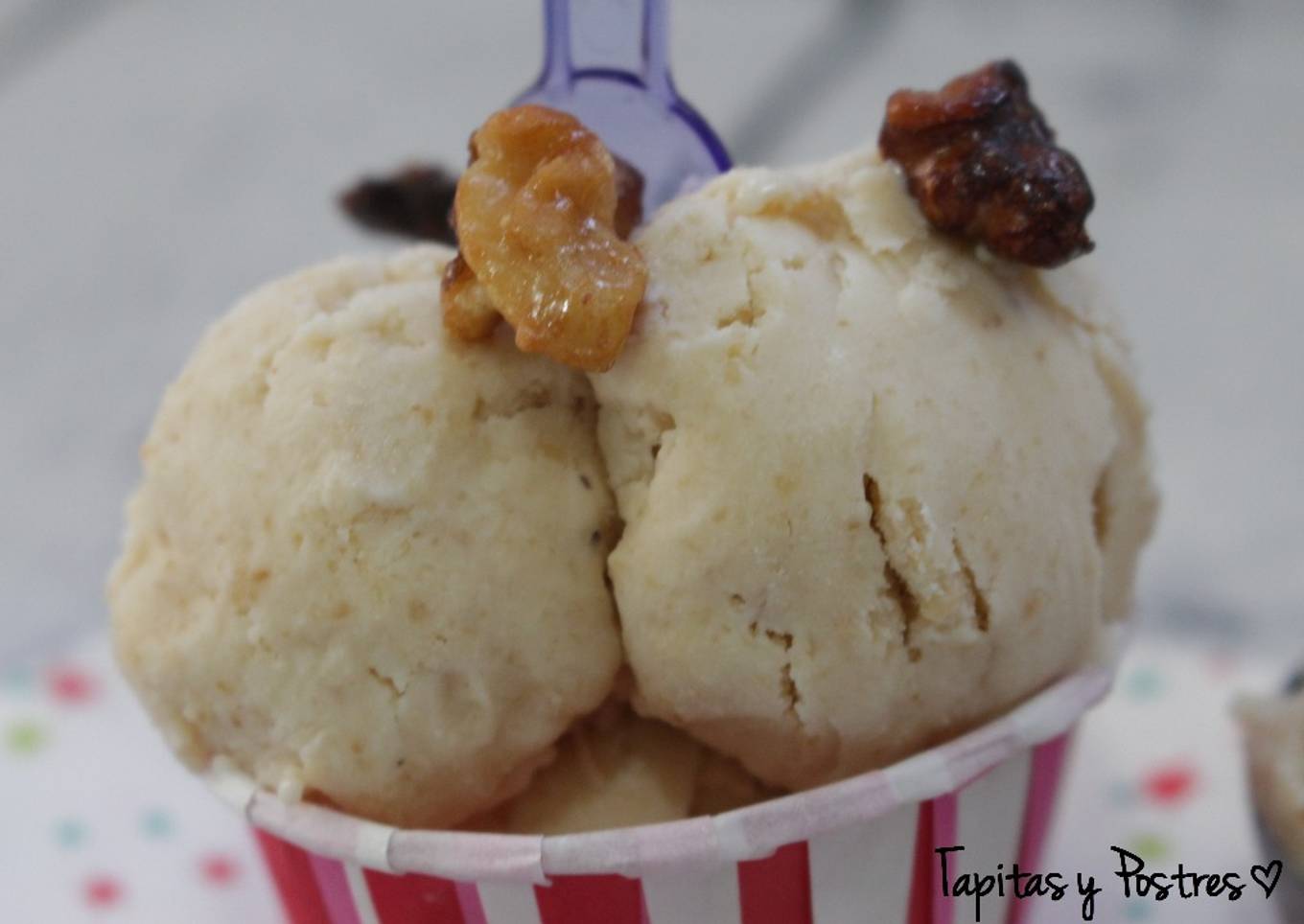 Helado de avellanas