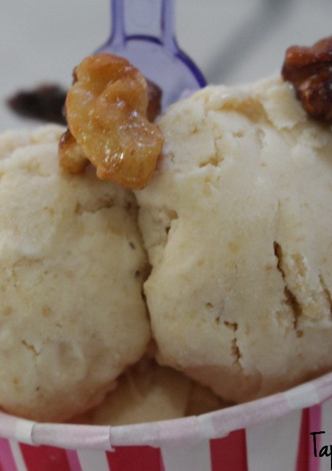 Una foto de Helado de avellanas
