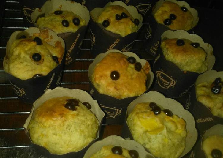 Muffin pisang nangka eggless