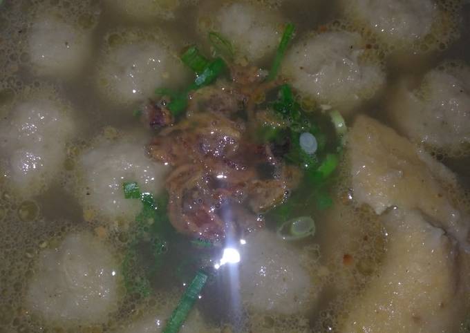 Resep Bakso kuah coto makassar Anti Gagal