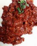 Salsa Roja de Carne con Polenta 🇵🇪
