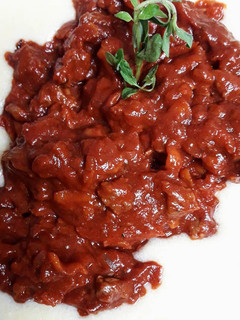 Una foto de Salsa Roja de Carne con Polenta 🇵🇪