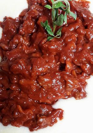 Una foto de Salsa Roja de Carne con Polenta 🇵🇪