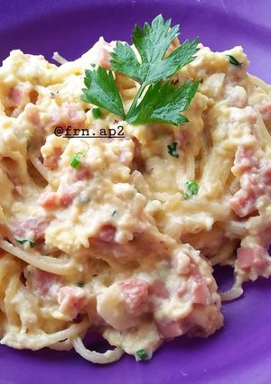 Foto resep Spaghetti Carbonara #dirumahaja